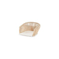Portable Floor Chair, Traditional Rattan Legless Tatami Chair with Armrest and Backrest Floor Chair, Low Seat Chair with Comfortable Cushion, for Bay Window, Office, Home,