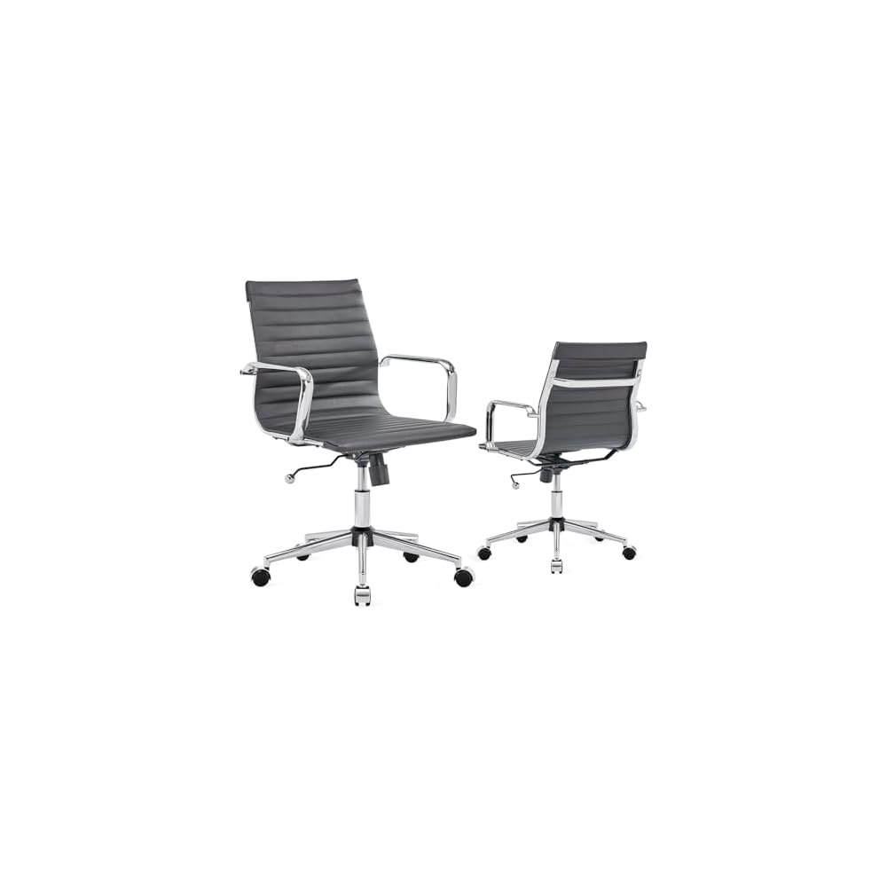 Office Chair, Ergonomic Desk Chair, Computer Chair with Armrests for Home Office，Cotton and Linen，Khaki