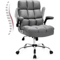 COSTWAY Ergonomic Home Office Chair with High Back and Rocking Function